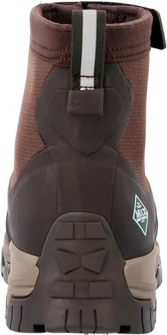 The Original Muck Boot Company, Men's Apex Mid Zip, Size 14, Dark Brown in Saudi Arabia