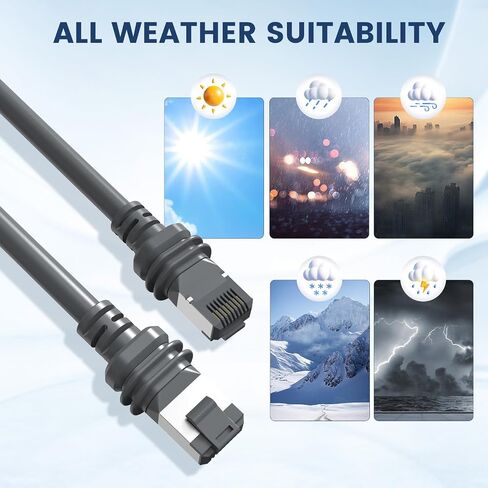 كابل Starlink Gen 3 لـ Starlink Standard V3، كابل تمديد بديل مقاوم للماء للأقمار الصناعية Starlink Standard Generation 3 75FT in Saudi Arabia