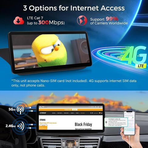 XTRONS 12.3 بوصة Android 14 ستيريو سيارة لمرسيدس بنز W212 S212 (2013-2014) نظام NTG 4.5 4.7، شاشة لمس IPS 4+64 جيجابايت راديو سيارة عالمي 4G نظام تحديد المواقع العالمي يدعم CarPlay Android Auto in Kuwait