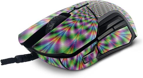 غلاف MightySkins مصنوع من ألياف الكربون متوافق مع ماوس الألعاب SteelSeries Rival 5 - التنويم المغناطيسي | لمسة نهائية واقية ومتينة من ألياف الكربون | سهل التطبيق وتغيير الأنماط | صنع في الولايات المتحدة الأمريكية in Saudi Arabia