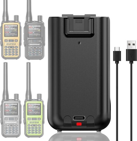 BAOFENG UV-5R MINI Radio Battery for baofeng UV 5R MINI Walkie Talkies with USB-C Charger for Two Way Radio in Saudi Arabia