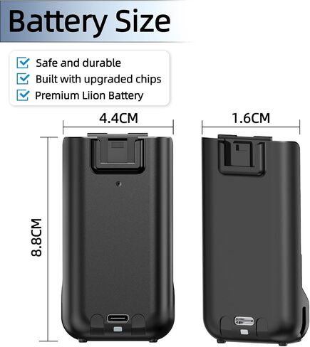 BAOFENG UV-5R MINI Radio Battery for baofeng UV 5R MINI Walkie Talkies with USB-C Charger for Two Way Radio in Saudi Arabia