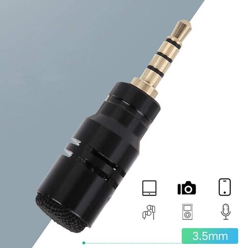 Capacitive EY-630A Microphone, Omnidirectional Aluminium 3.5mm Microphone, for Mobile Phone Tablet(3.5 Quadrupole monophonic in-line) in Kuwait