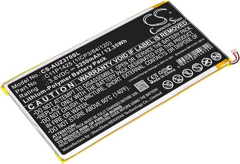 بطارية بديلة 3250 مللي أمبير في الساعة لأجهزة Asus Z370CG 1B، Z370CG 1L، Z370KL 1A، Z370KL 1B، Z370KL 1L، ZenPad 7.0 (Z370C)، رقم الجزء: 0B200-01510100، C11P1425 (1ICP3/64/120) in Kuwait