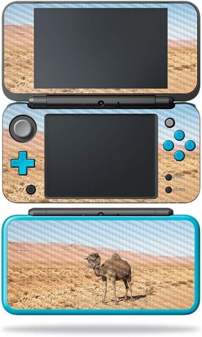 غلاف MightySkins من ألياف الكربون لجهاز Nintendo New 2DS XL - قلعة محروسة | لمسة نهائية واقية ومتينة من ألياف الكربون | سهل التطبيق والإزالة وتغيير الأنماط | صنع في الولايات المتحدة الأمريكية in Saudi Arabia