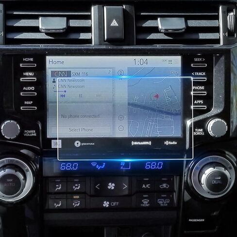 For 2025~2026 Toyota 4Runner (Limited/Platinum/TRD Pro/Trailhunter) Screen Protector 14 Inch Glossy Tempered Glass Touchscreen *1 Accessories 9H Hardness Glass - No More Scratch&Fingerprint in Kuwait