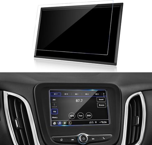 2PACK 2026 2025 Equinox واقي شاشة لـ 2025 2026 Chevy Equinox واقي شاشة من الزجاج المقسى لـ 2026 2025 Chevy Equinox LT/RS/ACTIV (11.3 بوصة Nav.&11 بوصة داش) ملحقات شاشة تعمل باللمس [ليس للمركبات الكهربائية] in Kuwait