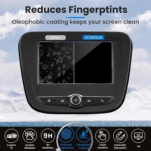 2PACK 2026 2025 Equinox واقي شاشة لـ 2025 2026 Chevy Equinox واقي شاشة من الزجاج المقسى لـ 2026 2025 Chevy Equinox LT/RS/ACTIV (11.3 بوصة Nav.&11 بوصة داش) ملحقات شاشة تعمل باللمس [ليس للمركبات الكهربائية] in Kuwait