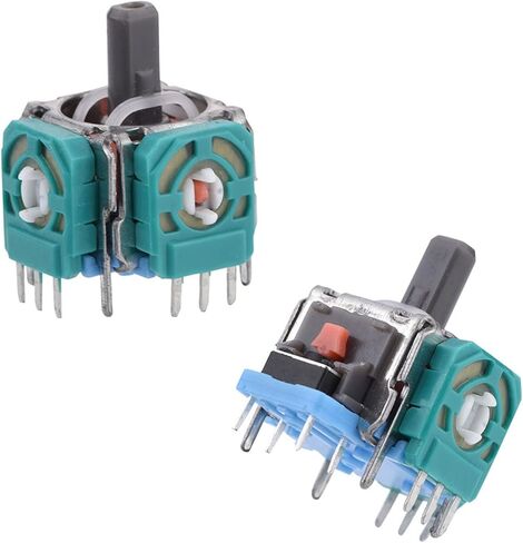 2 Pcs Analog Stick 3D Joystick Replacement for p0 s4 Controller, 3D Joystick Axis Analog Sensor Replacement Module, Analog Stick 3D Joystick Joystick Module Joystick Replacement Analog Stick for PS in Saudi Arabia