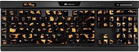 Skinit Decal Skin Compatible with K95 RGB Platinum Mechanical Gaming Keyboard - Skinit Originally Designed Tortoise Shell Design in Saudi Arabia