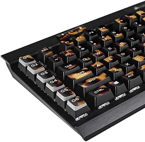 Skinit Decal Skin Compatible with K95 RGB Platinum Mechanical Gaming Keyboard - Skinit Originally Designed Tortoise Shell Design in Saudi Arabia