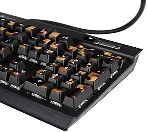 Skinit Decal Skin Compatible with K95 RGB Platinum Mechanical Gaming Keyboard - Skinit Originally Designed Tortoise Shell Design in Saudi Arabia