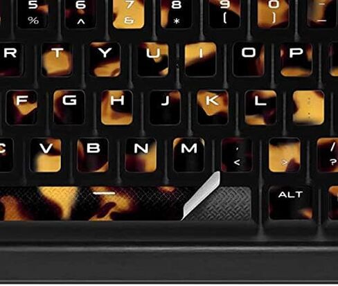 Skinit Decal Skin Compatible with K95 RGB Platinum Mechanical Gaming Keyboard - Skinit Originally Designed Tortoise Shell Design in Saudi Arabia