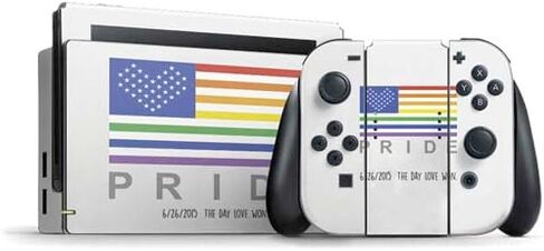 غلاف Skinit المخصص للألعاب متوافق مع حزمة Nintendo Switch - تصميم Love is Equal in Kuwait