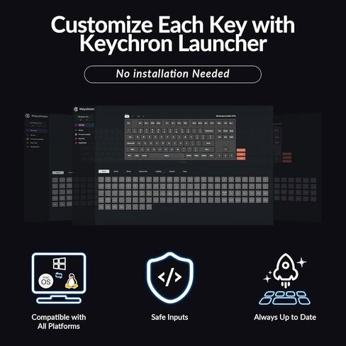 Keychron K8 الإصدار 2 لوحة المفاتيح الميكانيكية اللاسلكية TKL ، QMK/Launcher Bluetooth 5.2/Wired ، RGB Backlit Sheer-shourge Kears ، Super Red Switch Windows Linux (Hot-swappable) in Kuwait
