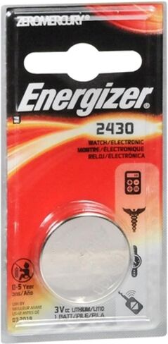 Energizer 2430 Watch/Electronic Lithium Battery 1 ea (Pack of 8) in Saudi Arabia