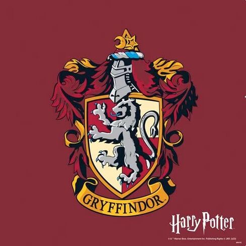 ملصق Skinit المخصص للألعاب متوافق مع وحدة تحكم PS4 وحزمة وحدة التحكم - تصميم Warner Bros Gryffindor House Crest المرخص رسميًا in Kuwait