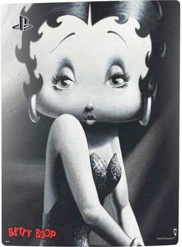 ملصق Skinit المخصص للألعاب متوافق مع حزمة PS5 - تصميم فستان Betty Boop Little Black المرخص رسميًا in Kuwait