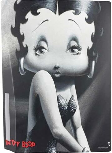 ملصق Skinit المخصص للألعاب متوافق مع حزمة PS5 - تصميم فستان Betty Boop Little Black المرخص رسميًا in Kuwait