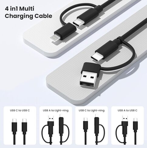 Elebase for iPhone 17 USB C Charger Cable,Multi 4 in 1 Charging Cord 6.6FT in Saudi Arabia