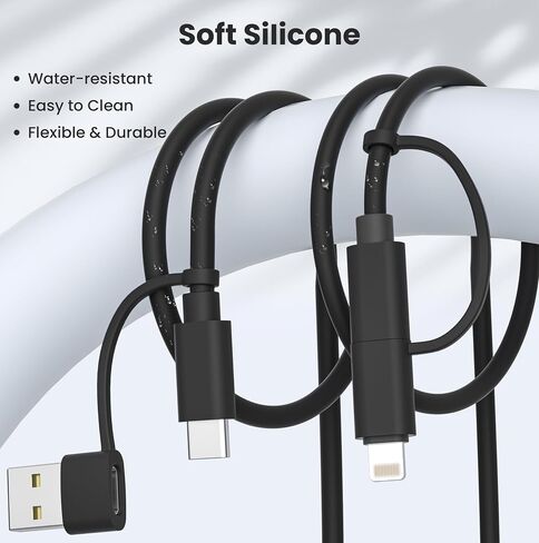 Elebase for iPhone 17 USB C Charger Cable,Multi 4 in 1 Charging Cord 6.6FT in Saudi Arabia