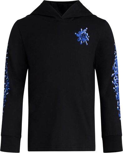 adidas Boys' Long Sleeve Cotton Jersey Hooded T-Shirt Tee in Saudi Arabia