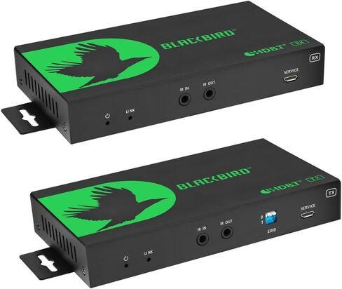 موسع Monoprice Blackbird Advanced HDBaseT 3.0، 4K60 HDMI 2.0b وHDCP 2.2، حتى 4K2K@60 هرتز (YUV 4:4:4)، عرض نطاق فيديو 18 جيجابت في الثانية - سلسلة Pro‑Sumer in Saudi Arabia