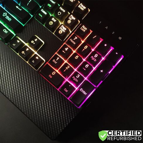 Deco Gear MECHBRD100 Mechanical Gaming Keyboard - RGB Back Lighting - Anti-Ghosting Black - (Renewed) in Kuwait
