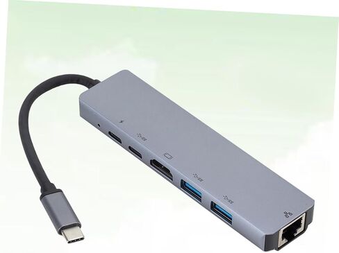 Artibetter USB to Adapter Type c to Ethernet Port Gigabit Ethernet LAN Adapter USB Hub Charger Light Grey in Saudi Arabia