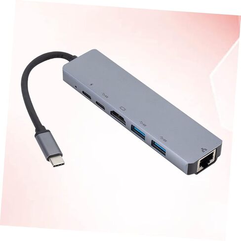 Artibetter USB to Adapter Type c to Ethernet Port Gigabit Ethernet LAN Adapter USB Hub Charger Light Grey in Saudi Arabia