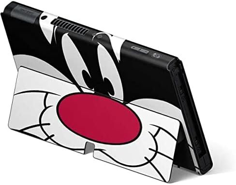 Skinit Decal Gaming Skin Compatible with Nintendo Switch OLED (2021) - Officially Licensed Looney Tunes Sylvester The Cat Big Head Design in Saudi Arabia