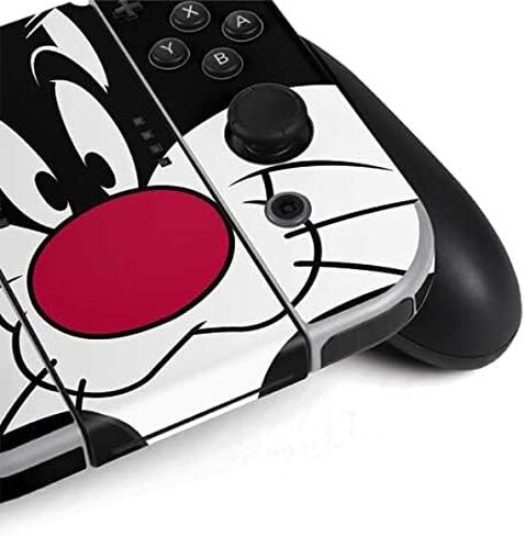 Skinit Decal Gaming Skin Compatible with Nintendo Switch OLED (2021) - Officially Licensed Looney Tunes Sylvester The Cat Big Head Design in Saudi Arabia