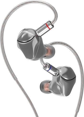 شاشات Hidizs MK10 ArcSonics داخل الأذن، غشاء SiC مقاس 10 مم، دائرة مغناطيسية مزدوجة، محرك ديناميكي مزدوج التجويف، هيكل مدرع من سبائك الزنك، 6 أنماط صوت، أجهزة IEM للألعاب ذات زمن استجابة منخفض، كابل OFC 4.4 مم in Kuwait