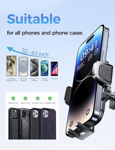 Car Phone Holder for Toyota Rav4 2019-2025 Accessories,8-Inch Screen Fixed Clip,Ultra-Stable Clip with Anti-Shake,360° Rotation Smart Phone Mount in Saudi Arabia