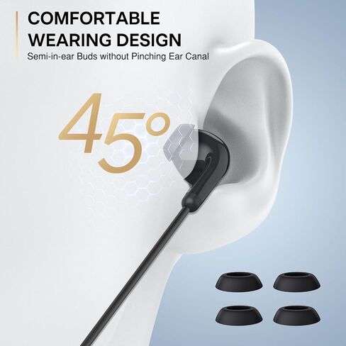 iMangoo 3 EQ Mode USB C Headphones Wired Earbuds with Microphone DAC HiFi Bass Sound Type C Earphones Plug in Ear Buds for iPhone 17 Air 16 Pro Max 15 for Samsung S25 S24 for Google Pixel 10 White in Saudi Arabia