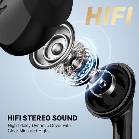 iMangoo 3 EQ Mode USB C Headphones Wired Earbuds with Microphone DAC HiFi Bass Sound Type C Earphones Plug in Ear Buds for iPhone 17 Air 16 Pro Max 15 for Samsung S25 S24 for Google Pixel 10 White in Saudi Arabia