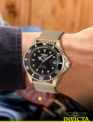Invicta Men's 47723 Pro Diver Automatic 3 Hand Black Dial Watch in Saudi Arabia