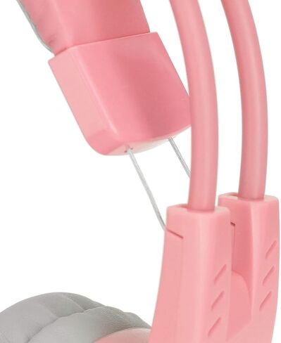 سماعة رأس Ciciglow Cat Ear للألعاب، سماعات رأس سلكية للألعاب بمقبس 3.5 مم/0.1 بوصة مع ميكروفون لإلغاء الضوضاء، تدعم ضبط مستوى الصوت للكمبيوتر المحمول (وردي) in Kuwait