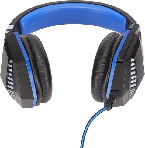 سماعة رأس سلكية للألعاب Ciciglow S510، سماعات رأس ستيريو محيطة قابلة للتعديل 120 درجة للتحكم في مستوى الصوت مضيئة مع ميكروفون، قابس 3.5 مم وUSB لـ/PCLaptopXbox OnePSPTabletComputerMobile Phone in Saudi Arabia