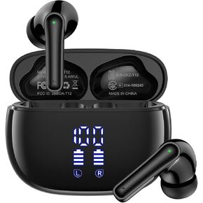 Wireless Bluetooth Earbuds, 14.2mm Driver Deep Bass Sound, 4.2g Lightweight Comfort, 40H Battery, IPX7, Touch Control for iPhone Android in Kuwait