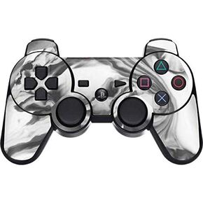 Skinit ملصق الألعاب لجهاز PS3 Dual Shock Wireless Controller - تصميم أصلي بالحبر الرخامي الرمادي in Kuwait