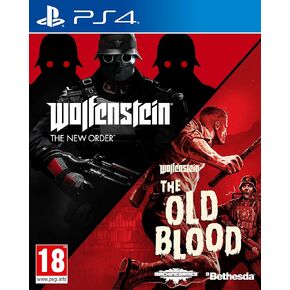 Wolfenstein The New Order and The Old Blood Double Pack (PS4) (متجدد) (إصدار الاتحاد الأوروبي) in Kuwait