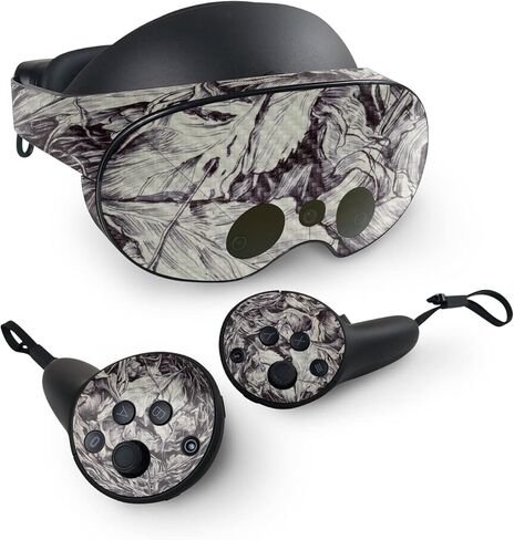 MightySkins Carbon Fiber Skin Compatible with Meta Quest Pro - Nest Sketch | Protective, Durable Textured Carbon Fiber Finish | Easy to Apply, Remove, and Change Styles | Made in The USA in Saudi Arabia