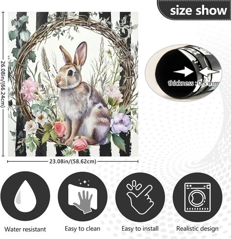 Kigai Black and White Buffalo Plaid Dishwasher Magnet Cover, Kitchen Dish Washer Door Panel Magnetic Sticker Home Appliances Decorative Stickers for Home Kitchen Farmhouse Decor, 23 W x 26 H Inch in Saudi Arabia