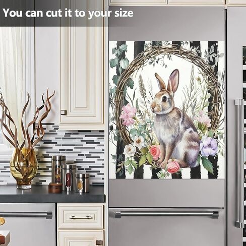 Kigai Black and White Buffalo Plaid Dishwasher Magnet Cover, Kitchen Dish Washer Door Panel Magnetic Sticker Home Appliances Decorative Stickers for Home Kitchen Farmhouse Decor, 23 W x 26 H Inch in Saudi Arabia