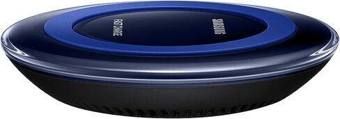 Samsung Qi Certified Fast Charge Wireless Charger Pad (Includes Wall Charger) Universally compatible with all Qi enabled phones - Black/Blue (2 PACK) in Saudi Arabia