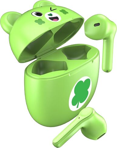سماعات أذن لاسلكية بتقنية البلوتوث من Care Bears مع علبة شحن - ميكروفون مدمج، سهل الاقتران، تصميم لطيف على شكل دب، أرجواني، مثالي للأطفال والمشجعين المراهقين in Kuwait