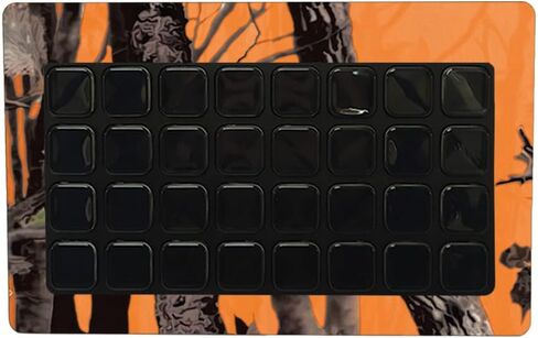 غلاف MightySkins متوافق مع Elgato Stream Deck XL - برتقالي مموه | غطاء ملتف واقٍ ومتين وفريد ​​من نوعه من الفينيل | سهل التطبيق والإزالة وتغيير الأنماط | صنع في الولايات المتحدة الأمريكية in Saudi Arabia