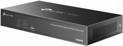 تي بي لينك فيجي 4 قنوات PoE+ مسجل فيديو شبكي 2 تيرابايت HDD | عرض وإخراج فيديو HDMI بدقة 4K | ما يصل إلى 8 قنوات بدقة 2 ميجابكسل (25 إطارًا في الثانية) / 4 قنوات بدقة 4 ميجابكسل (25 إطارًا في الثانية) | المراقبة عن بعد | محرك أقراص ثابتة سعة 2 تيرابايت مث in Kuwait