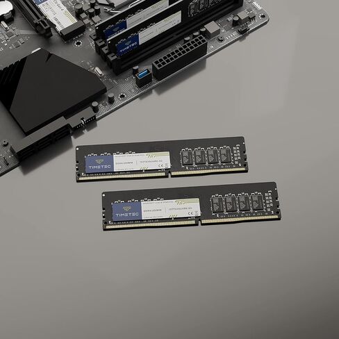 Timetec 64GB KIT(4x16GB) DDR4 3200MHz (or 2933MHz or 2666MHz) PC4-25600 CL22 1.2V Non-ECC Unbuffered 2Rx8 Dual Rank 288 Pin UDIMM Desktop PC Computer Memory RAM Module Upgrade (64GB KIT(4x16GB)) in Saudi Arabia